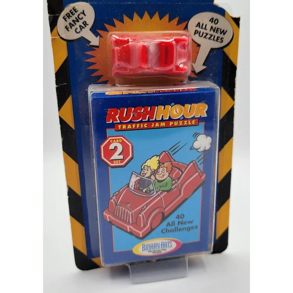 1997 Rush Hour Traffic Jam Card Set #2  40 card pack & Car